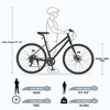 CAVINAS 7 Speed Hybrid bike Road Bike with Disc Brake&Aluminum Rims, Adult Bike with 700*32C High-performance Tires for Men and Women - 2 of 4