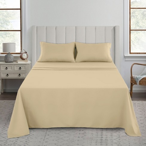 Lux Decor Collection Twin Bed Sheets Set, Microfiber Deep Pocket