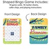 Big Dot of Happiness Colorful Family Reunion - Bingo Cards and Markers - Family Gathering Party Bingo Game - Set of 18 - 3 of 4