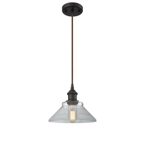 Orwell - 1 Light Cord Hung Mini Pendant In Industrial Style-6.5 Inches Tall and 8.38 Inches Wide - 1 of 1