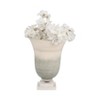 Glass Vase with Marble Base - Handcrafted Metal & Glass Decorative Accent, Elegant Glam Design for Home, Office, Bedroom, or Living Room - 3 of 4