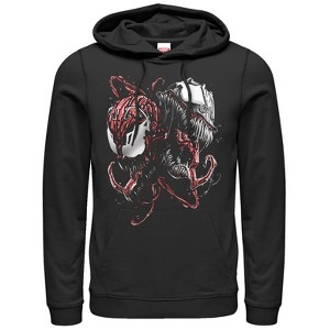 Men's Marvel Carnage and Venom Pull Over Hoodie - 1 of 4