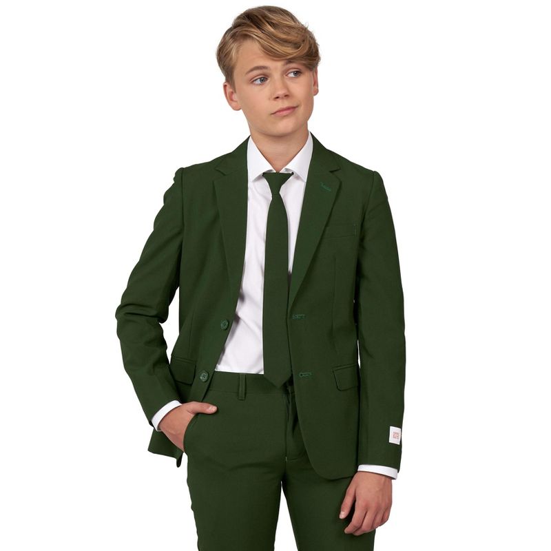 OppoSuits Teen Boys Solid Color Suits, 4 of 6