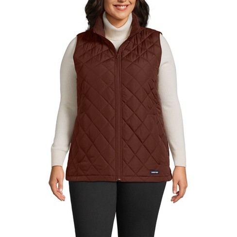 Lands end plus size vest hotsell