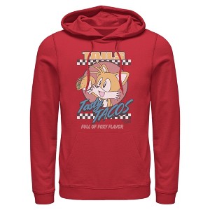 Mens Sonic the Hedgehog Tails Tasty Tacos Lightweight Hoodie - 1 of 4