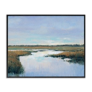 Stupell Industries Rural River Horizon Landscape, 14" x 11" - 1 of 4