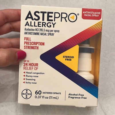Astepro Allergy Azelastine Hydrochloride Steroid Free Antihistamine ...