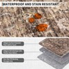 Vintage Large Area Rug for Living Room Bedroom Distressed Rug Non-Slip Low Pile Machine Washable Rug - 3 of 4