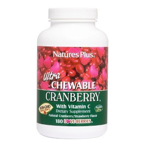 Ultra Chewable Cranberry by Nature's Plus  -  180 Chewable - 1 of 2