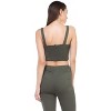 Slickblue Trendy Sweetheart Button Crop Top – Black/Olive, Smocked Back, Perfect for Warm Weather, Sizes S/M/L - 4 of 4