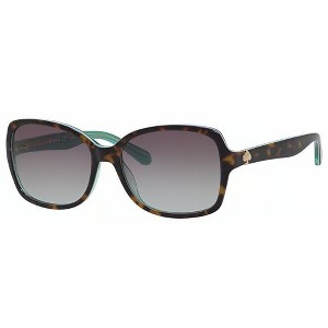 Kate Spade KS AYLEEN/S VPU_5M Womens Butterfly Sunglasses Havana Green 56mm - 1 of 1