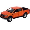 2019 Ford Ranger FX4 Off Road Pickup Truck Copper Orange Metallic 1/27 Diecast Model Car by Maisto - 2 of 3