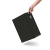 LunaLulinlk 2.6 gal Stainless Steel Step On Bathroom Trash Can, Black - 3 of 4