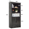 Bookcase and Kids Bookshelf, Storage Cabinet with Wooden Cube Storage Organizer, Modern Book Shelf for Bedroom Furniture - 2 of 4