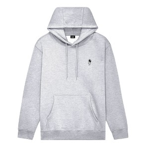 Dalix Astronaut Embroidery Relaxed Hoodie Soft Fleece Sweatshirt Drawcord Fit Lounge Mens - 1 of 4