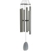 Woodstock Chimes Signature Collection, Bells of Paradise, 68'' Silver Wind Chime BPS68 - image 3 of 4