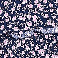 navy blue floral print