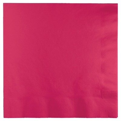 50ct Hot Magenta Pink Napkins