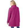 Woman Within Fleece Swing Funnel-Neck Coat - 3 of 4