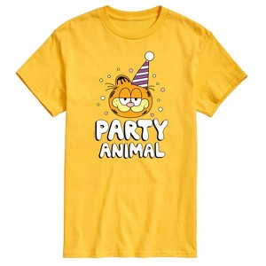 Men's - Garfield - Garfield Party Animal Short Sleeve Graphic T-Shirt - 1 of 4