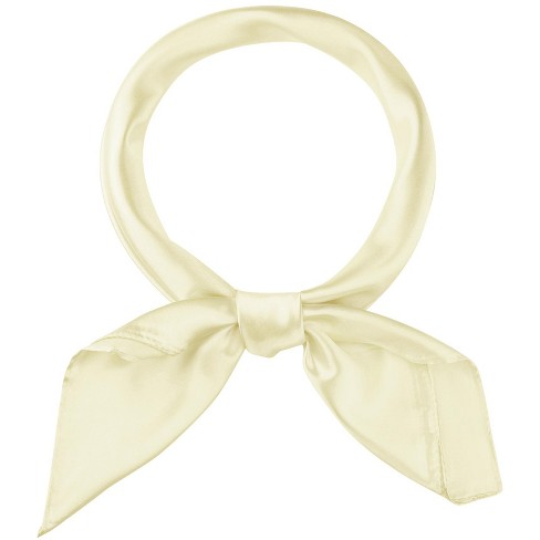 Elerevyo Women's Solid Color Satin Large Square Scarf Neckerchief Bandanas 35"x35" - image 1 of 4