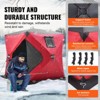 VEVOR Portable Ice Shelter, 1-2 Person Insulated Pop-Up Ice Fishing Tent, 24 Square Feet Fishable Area, Thermal Ice Shanty for Winter Fishing - 4 of 4