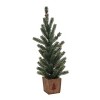 Transpac Artificial 30 in. Green Christmas Tree In Box with Stamp Design - 2 of 4