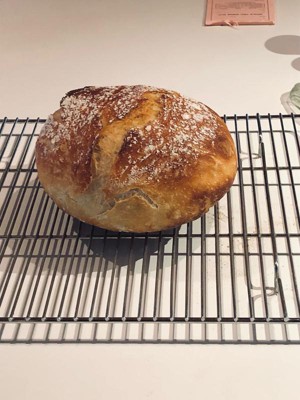 First time at no-knead bread, thanks Babish! : r/bingingwithbabish