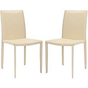 Karna Kd 19" H Dining Chair (Set of 2) - FOX2009 - Safavieh Couture - 1 of 4