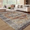 Luxury Pearl Velvet Persian Flower Rug, Foldable & Washable, Non-Slip, Kid & Pet Friendly, Durable Edges for Busy Areas - 4 of 4