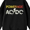 ACDC Powerage Crew Neck Long Sleeve Boys' Black Sweatshirt - image 2 of 3