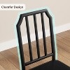 Garvee Glass Dining Table Set with Chairs - Modern Chamfered Design, Comfortable Upholstered Seats, Durable Tempered Glass for Small Space - 2 of 4