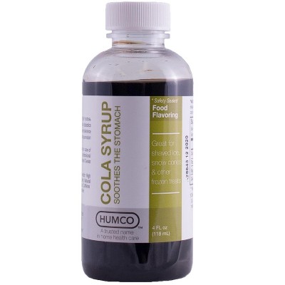 Humco Cola Anti-Nausea Simple Relief Care Solutions Syrup, 4oz