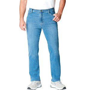 Liberty Blues by KingSize Men's Big & Tall Straight-Fit Stretch 5-Pocket Jeans - 1 of 4