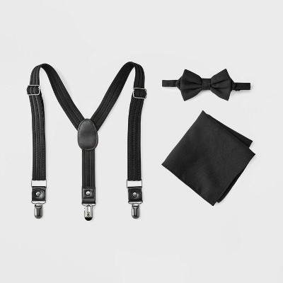 Boys' Suspender and Bowtie Set - Cat & Jack™ Black