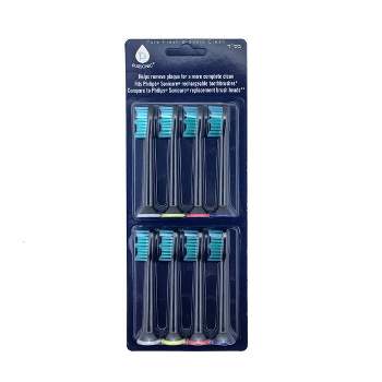 Pursonic Generic Replacement Brush Heads for Sonicare HX6014 Black - 8ct
