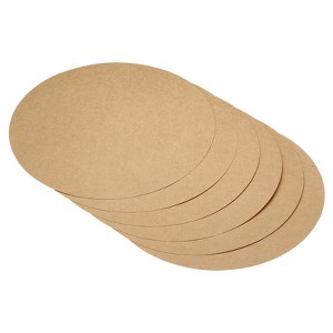 Unique Bargains Blank Arts Crafts DIY Painting Round Kraft Paper 20 Pcs - 1 of 4