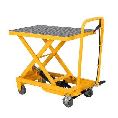 Hydraulic lifting trolley