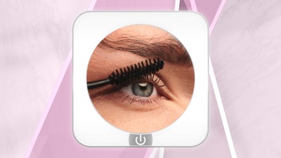 Elegant Round Countertop LED Magnifying Makeup Mirror