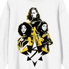 The Marvels Photon, Ms. Marvel, Captain Marvel Adult White Crew Neck Sweatshirt - 2 of 3
