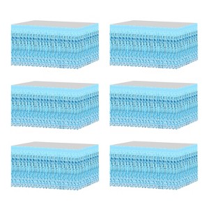 Unique Bargains Wedding Birthday Metallic Foil Fringe Table Skirts for Rectangle Tables - 1 of 4