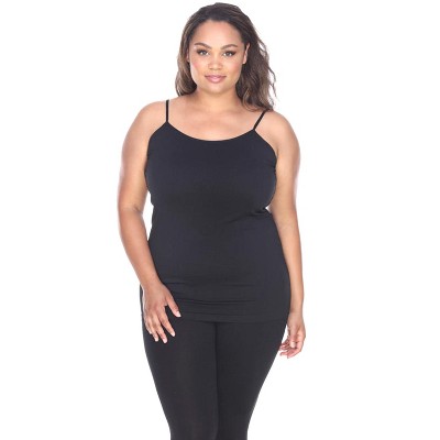Women's Plus Size Tank Top - One Size Fits Most Plus - White Mark