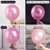 PartyWoo Balloons Pearl Pink Light Pastel Baby 12 Inch 50 pcs - 2 of 4