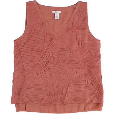 bar III Womens Textured Knit Blouse