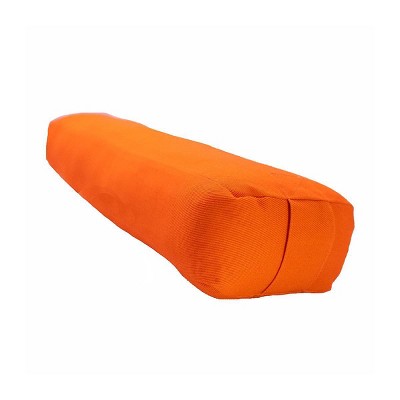 Yoga Direct Pranayama Cotton Yoga Bolster - Orange Peel