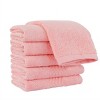 PiccoCasa Luxury Washcloth Soft and Absorbent 100% Cotton for Daily Use 6 Piece - 2 of 4
