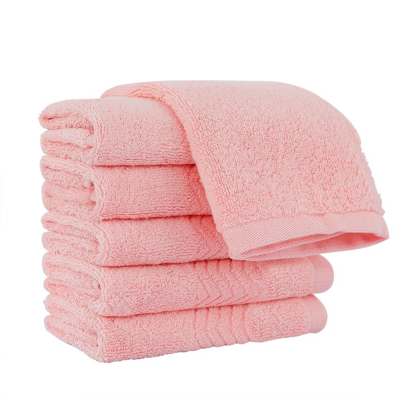 PiccoCasa Luxury Washcloth Soft and Absorbent 100% Cotton for Daily Use 6 Piece, 2 of 7