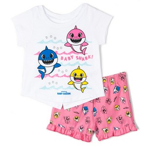 Pinkfong Baby Shark Graphic T-Shirt & Shorts - 1 of 4