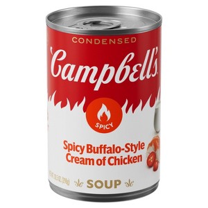 Campbell's Condensed Spicy Buffalo-Style Cream of Chicken Soup - 10.5oz - 1 of 4