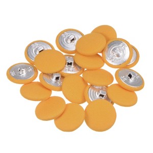 Unique Bargains Metal Shank Round Cloth Covered DIY Sewing Buttons 20 Pcs - 1 of 4